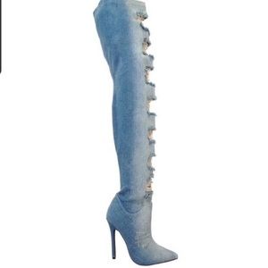 Privileged Denim Boots